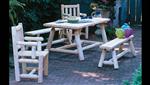 Rustic_Natural_Cedar_Furniture_Classic_Farmers_Table_Set_1121B