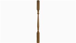 2_2x2_28_36_42_Inch_Balustrade_Wooden_Stair_Wood_Deck_Railing_Baluster_Spindle_Cedar_Treated_Ipe_Colonial