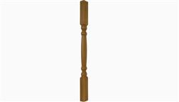 2_2x3_Oval_28_36_42_Inch_Balustrade_Wooden_Stair_Wood_Deck_Railing_Baluster_Spindle_Cedar_Treated_Ipe_Contemporary_Oval