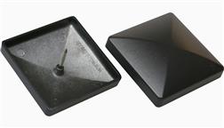 3x3_4x4_5x5_6x6_3_4_5_6_Inch_Black_Aluminum_Post_Cap_Ultra_Strong_Thick_Heavy_Metal_Outdoor_Deck_Cap_Best_Post_Cap_Black