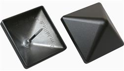 3x3_4x4_5x5_6x6_3_4_5_6_Inch_Black_Aluminum_Post_Cap_Ultra_Strong_Thick_Heavy_Metal_Outdoor_Deck_Cap_Best_Post_Cap_Pyramid_PYRA_94