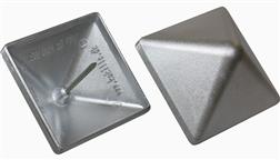 3x3_4x4_5x5_6x6_3_4_5_6_Inch_Plain_Unfinished_Aluminum_Post_Cap_Ultra_Strong_Thick_Heavy_Metal_Outdoor_Deck_Cap_Best_Post_Cap_Pyramid_PYRA_104