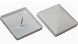 3x3_4x4_5x5_6x6_3_4_5_6_Inch_White_Aluminum_Post_Cap_Ultra_Strong_Thick_Heavy_Metal_Outdoor_Deck_Cap_Best_Post_Cap_White