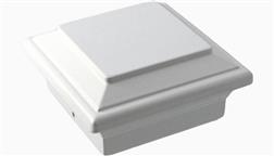 3x3_4x4_5x5_6x6_White_Aluminum_Post_Cap_Top_Power_Coat_White_Metal_Vinyl_Aurora_Titan_Deck_Cap