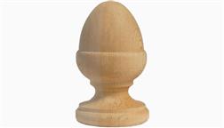 French Acorn 6 Cedar Wood Finials by Mr Spindle 