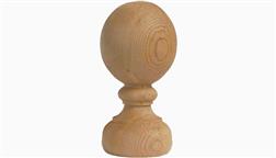 Boston Egg 6 Cedar Wood Finials by Mr Spindle 