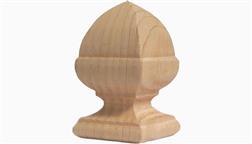 4_4x4_Inch_Wooden_Finials_Fence_Deck_Railing_Post_Finials_Cedar_Treated_Ipe_French_Acorn