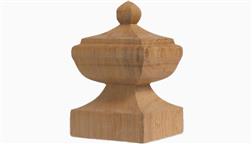 French Acorn 4 Cedar Wood Finials by Mr Spindle 