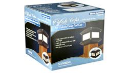 Classy_Caps_Colonial_Solar_Post_Cap_4x4_Bright_LED_Black_SL088_Real_Glass_Box