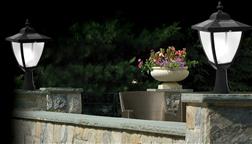 Classy_Caps_Exterior_Solar_Lighting_Lamp_Aluminum_Glass_Outdoor_Fixture_No_Wire_Elegante_Post_Wall_Mount_SML556_Stone_Wall_Topjpg