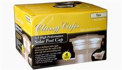 Classy_Caps_Majestic_Vinyl_PVC_Tan_5x5_Solar_Post_Caps_SL075T_Box