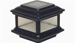 Classy_Caps_Outdoor_Solar_Deck_Fence_Light_Post_Cap_4x4_Wood_High_Performance_Bright_LED_Colonial_Black_SL088