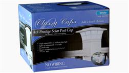 Classy_Caps_Prestige_White_Vinyl_PVC_4x4_Solar_Post_Cap_SL079W_Box