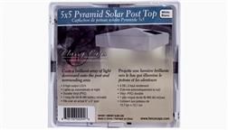 Classy_Caps_Pyramid_Vinyl_PVC_5x5_Solar_Post_Cap_White_SL9901_SL9902