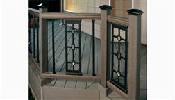 DeKor_Perfect_Panel_Installed_Angled_Horiztonal_Railing_Strongest_Decking_Product_Balusters_Exterior_Deck_Lite