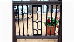 DeKor_Perfect_Panel_Lit_With_Square_Aluminum_Balusters_Best_Deck_Baluster_Pretty_Thick_Rich_Elegant_Strong