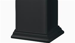 Deckorator_Dekorators_CXT_5x5_Composite_Post_Sleeve_Classic_Post_Skirt_Trim_Black