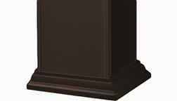 Deckorator_Dekorators_CXT_5x5_Composite_Post_Sleeve_Classic_Post_Skirt_Trim_Dark_Walnut_Brown_Bronze