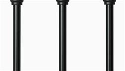 Deckorators_Classic_Round_3-4_Inch_Aluminum_Deck_Baluster_Black