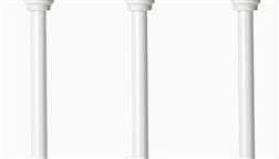 Deckorators_Classic_Round_3-4_Inch_Aluminum_Deck_Baluster_White