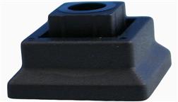 Deckorators_Estate_Square_Aluminum_Blauster_Connector_Black