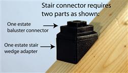 Deckorators_Square_Estate_Aluminum_Blauster_Designer_Connector_Stair_and_Adapter