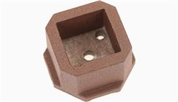 Dekor_Deck_Baluster_End_Cap_Connector_Square_Brown_Speckle