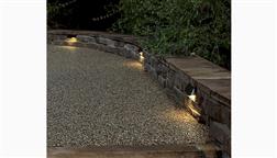 Dekor_Radiance_Multi_Function_LED_Exterior_Light_Wall_Surface_Mount_RADML05_Concrete_Stone_Retainer_Wall_Crushed_Stone
