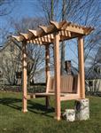 Nantucket-Post-Cap-Red-Cedar-Pergola-Arlington-Garden-Pergola-Example1