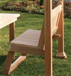 Nantucket-Post-Cap-Red-Cedar-Pergola-Wallingford-Garden-Pergola-Bench-Only