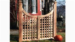 Nantucket_Post_Cap_High_Tide_Fence_Gate_Curved_Arch_Scalloped_Double_Lattice_Gates