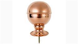 Real-Copper-Ball-Finial-4x4-6x6-CFGNB