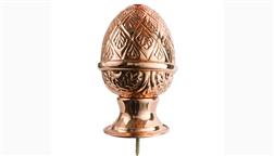 Real-Copper-Pineapple-Finial-Lag-4x4-CPPNB-SM