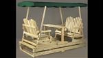 Rustic_Natural_Cedar_Furniture_Deluxe_Garden_Glider_805_810_800_Green