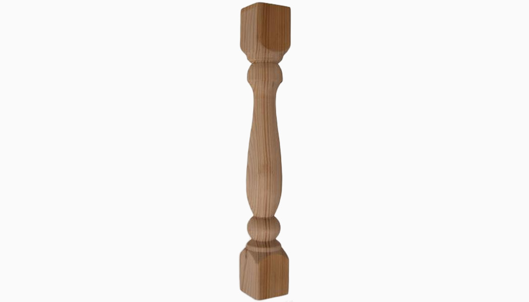 Porch 2x2 12"-18" Cedar Turned Wood Balusters by Mr Spindle