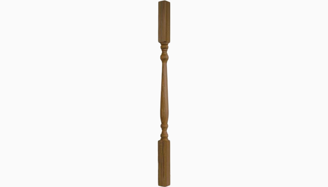 Colonial 2x2 Cedar Turned Wood Balusters by Mr Spindle