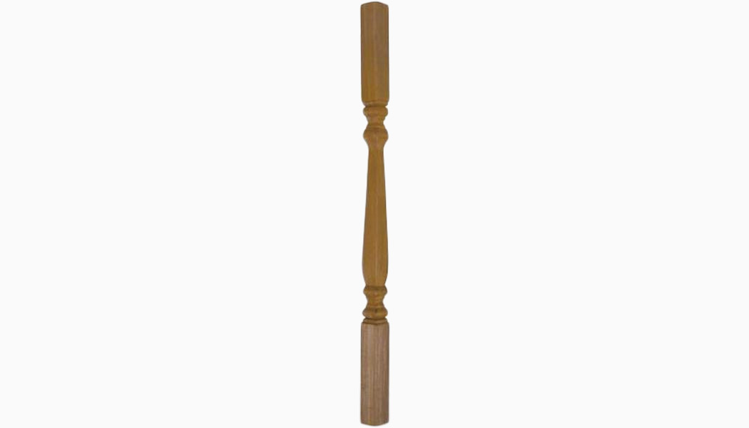 Colonial Square 2x2 Cedar Turned Wood Balusters by Mr Spindle
