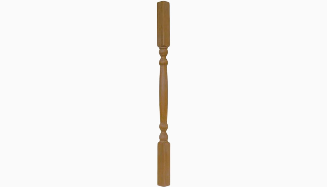 Contemporary 2x2 Cedar Turned Wood Balusters by Mr Spindle