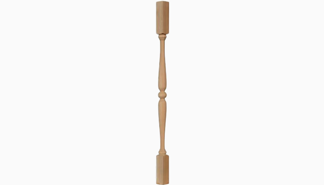 Homestead 2x2 Cedar Turned Wood Balusters by Mr Spindle