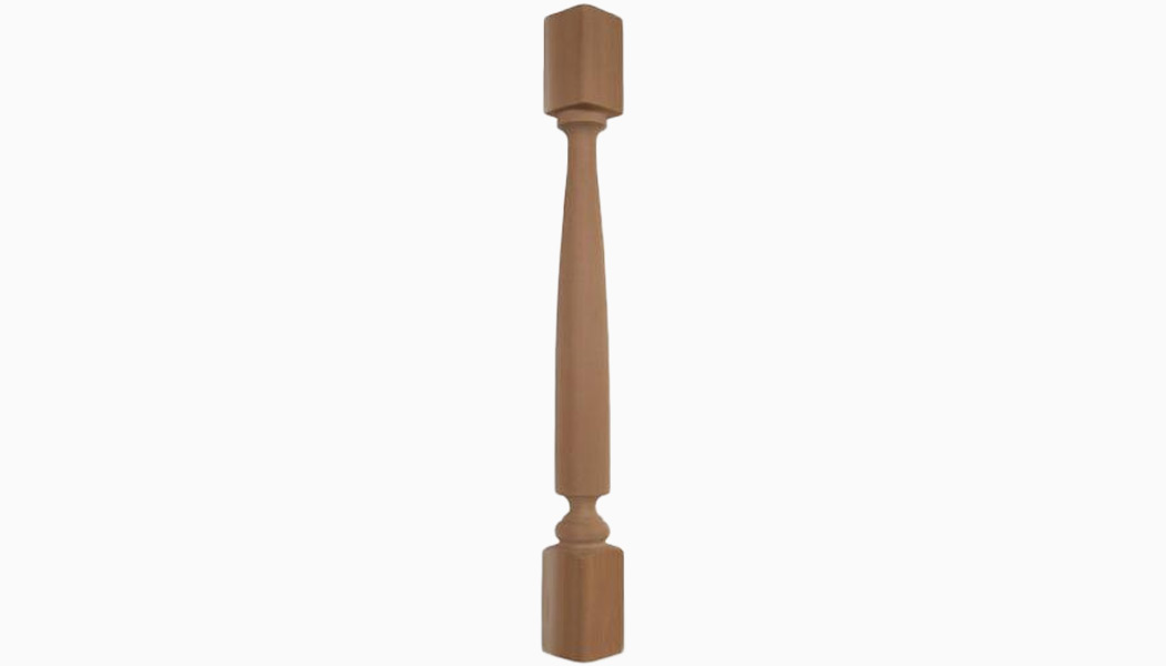 McKinley 2x2 Cedar Turned Wood Balusters by Mr Spindle