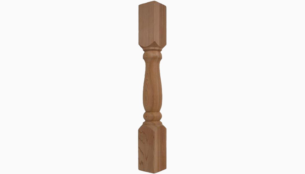 Porch 3x3 12"-18" Cedar Turned Wood Balusters by Mr Spindle
