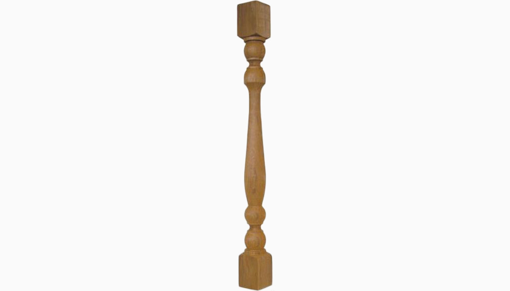 Boise 3x3 Cedar Turned Wood Balusters by Mr Spindle