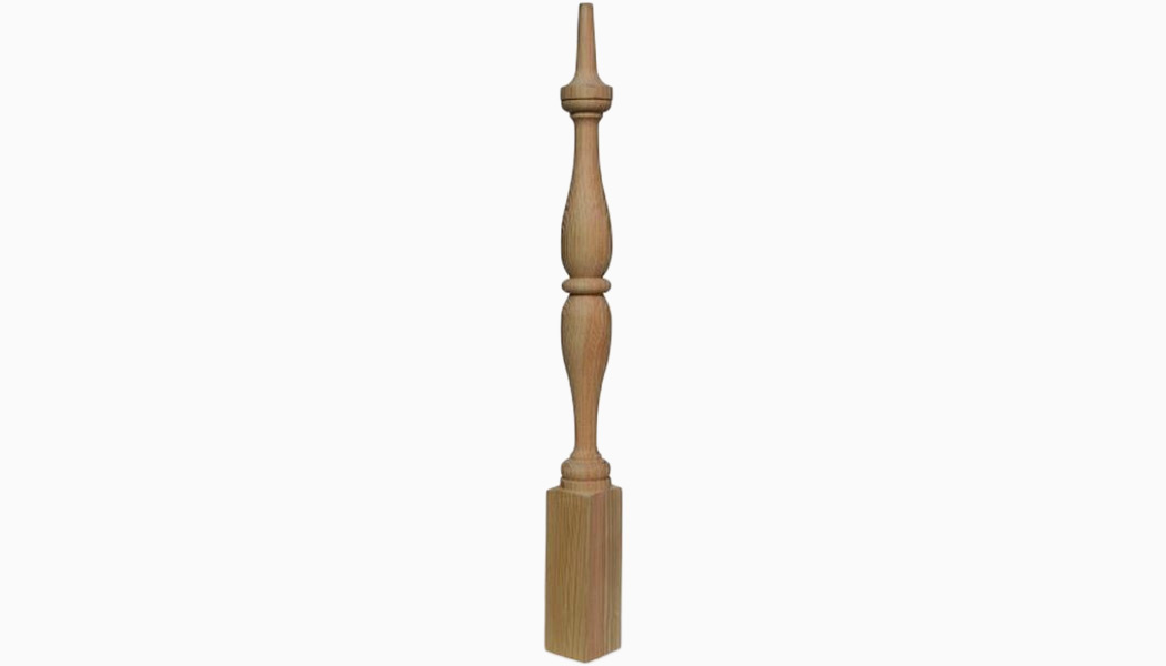 Charlotte Low Country 3x3 Cedar Turned Wood Balusters by Mr Spindle