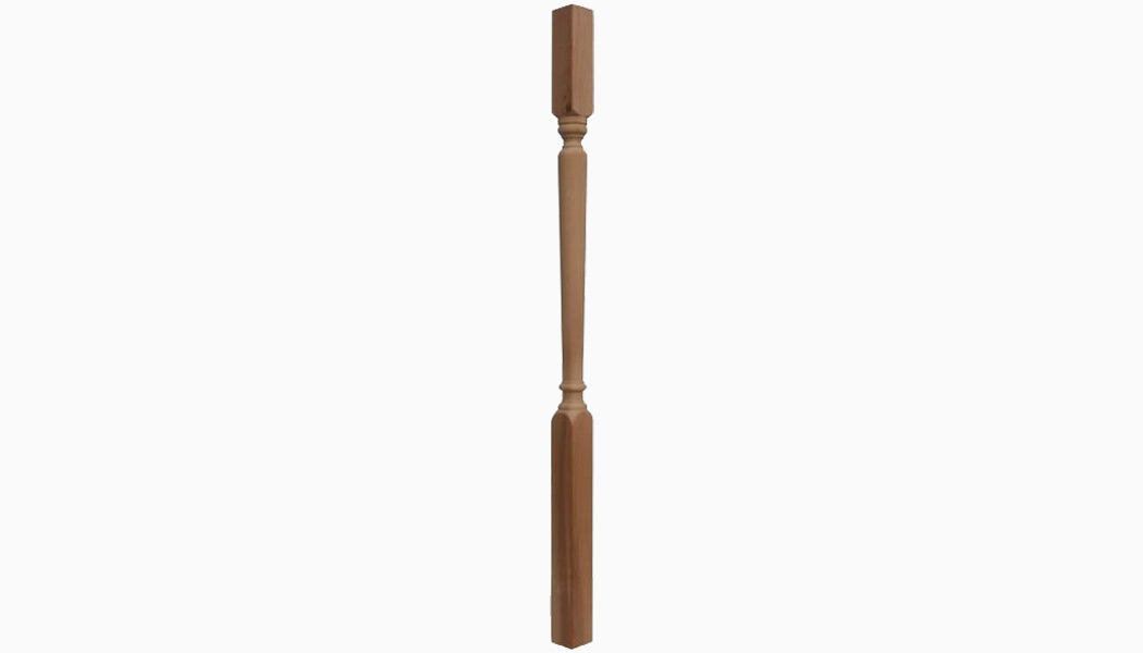 Raleigh 3x3 Cedar Turned Wood Balusters by Mr Spindle