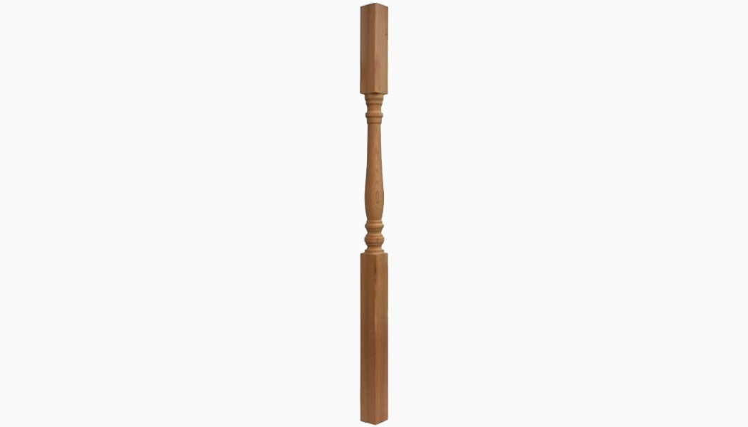 Winston 3x3 Cedar Turned Wood Balusters by Mr Spindle