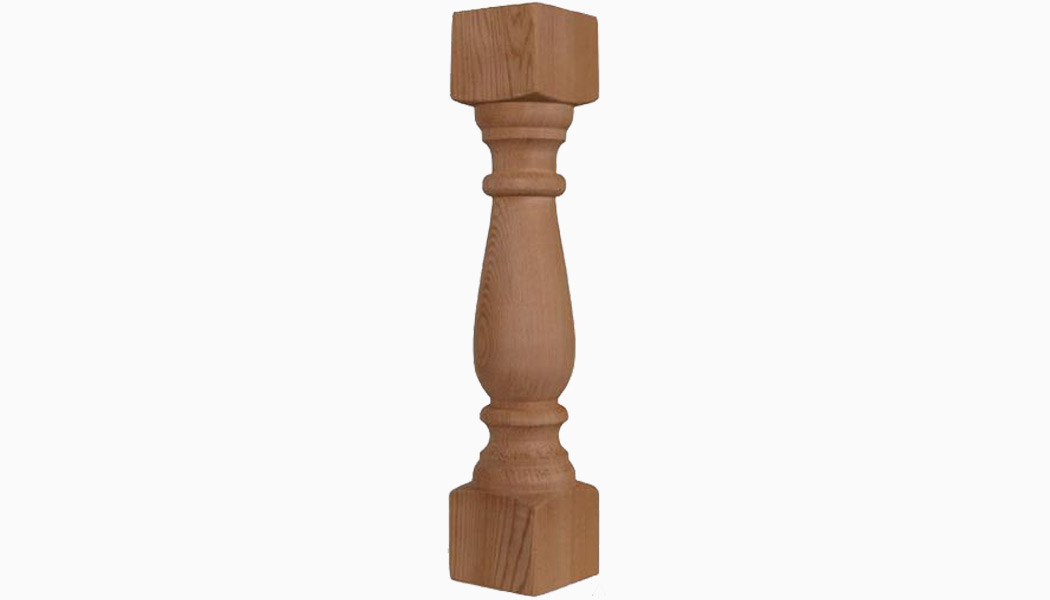 Victorian 16"-18" 4x4 Cedar Turned Wood Balusters by Mr Spindle