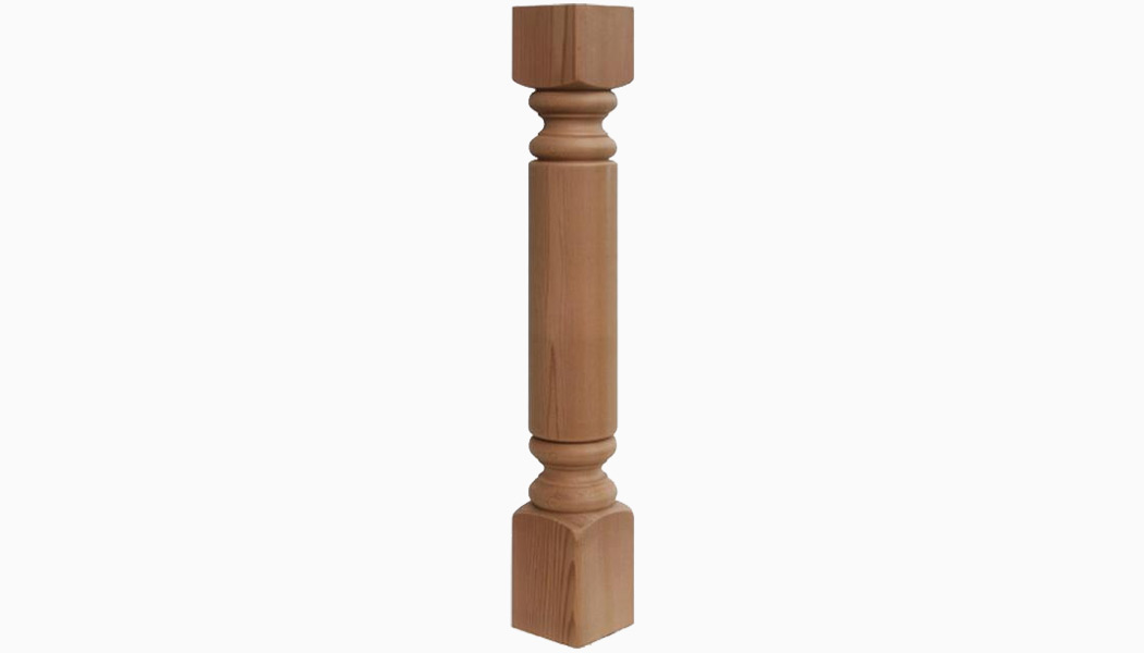 Greenville 4x4 Cedar Turned Wood Balusters by Mr Spindle
