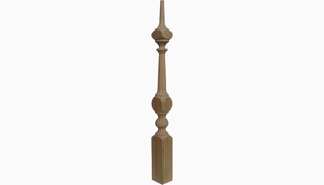 Sherman Taper Top 4x4 Pressure Treated Balusters by Mr Spindle