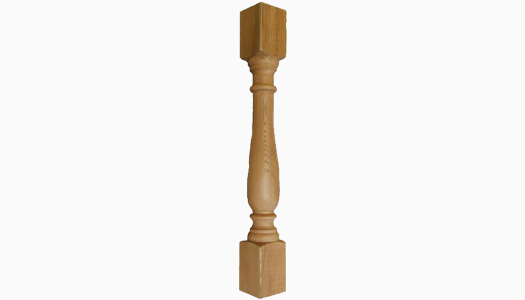 Victorian 4x4 Cedar Turned Wood Balusters by Mr Spindle