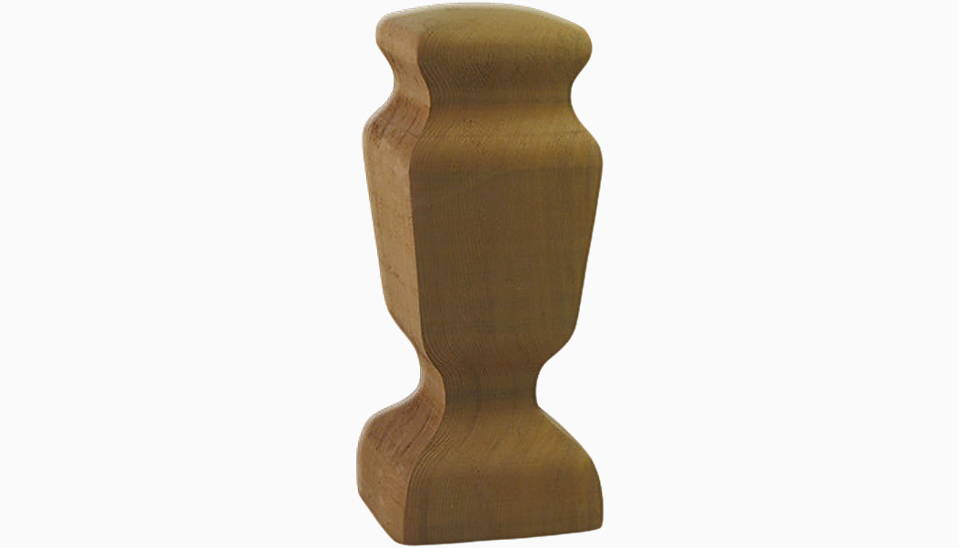 Carriage Light 4" Cedar Wood Finials by Mr Spindle